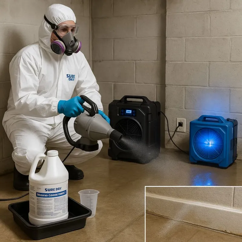 Sanitization and Odor Removal process in Ewing, NJ